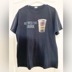Tim Hortons Dark Roast Coffee T-Shirt Size L